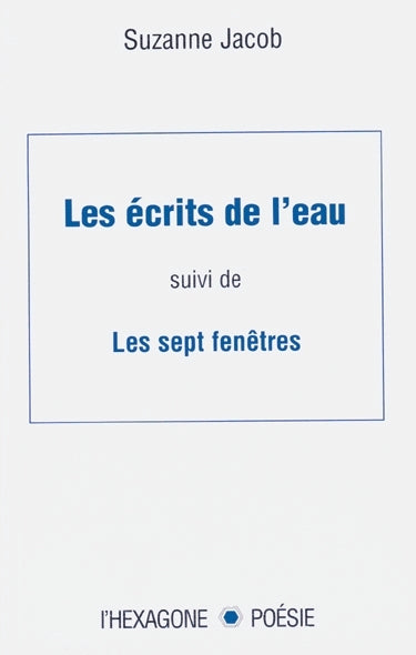 Couverture du livre de Les Écrits de l'eau - papier format