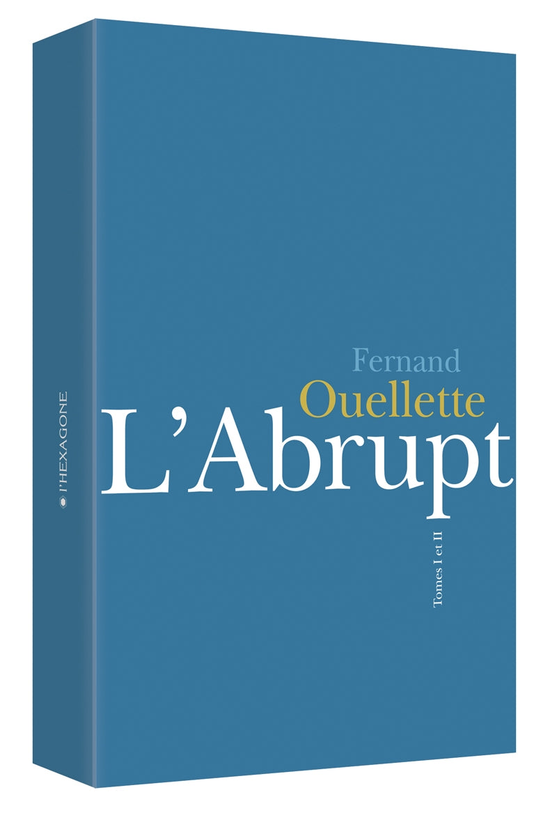 Couverture du livre de L'abrupt : poèmes, 2007-2008 - papier format