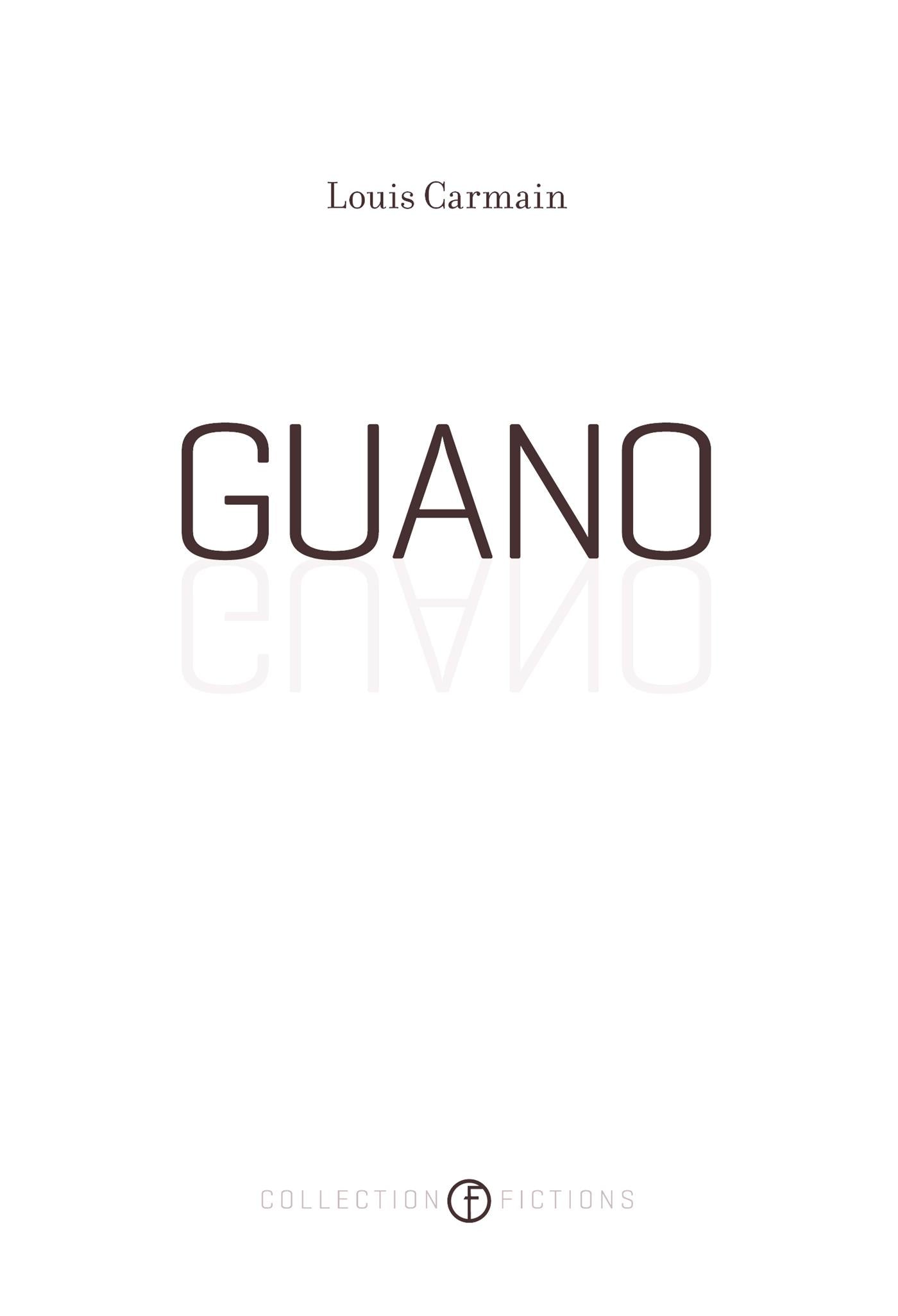 Couverture du livre de Guano - papier format