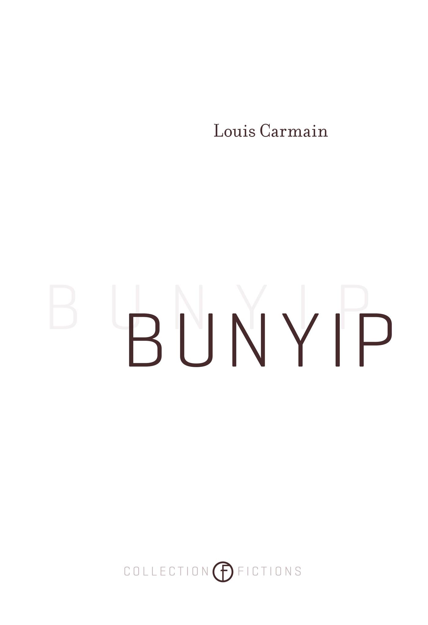 Couverture du livre de Bunyip - papier format