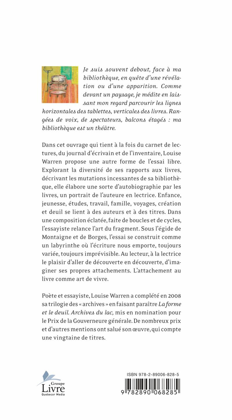 Couverture du livre de Attachements : observation d'une bibliothèque - papier format
