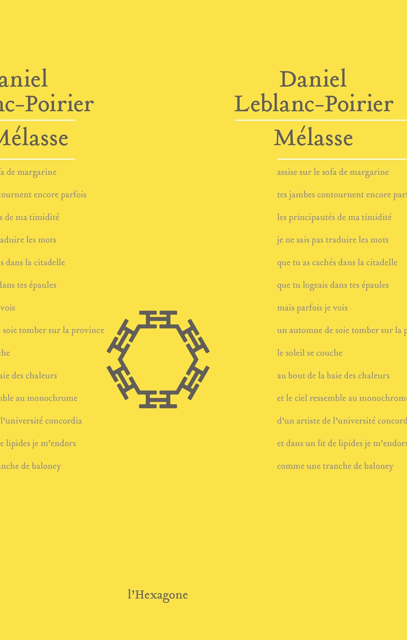 Couverture du livre de Mélasse - papier format