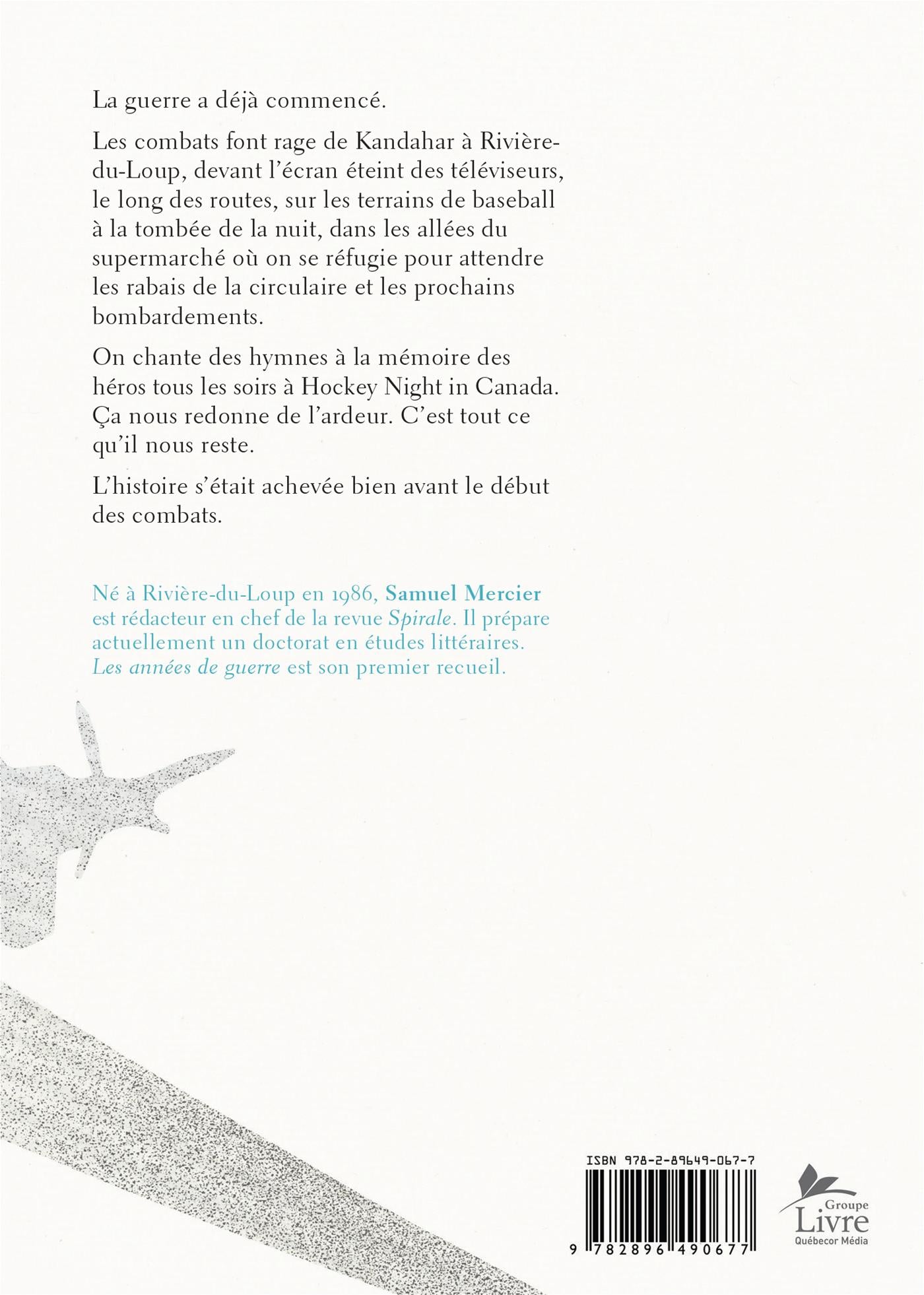 Couverture du livre de Les années de guerre - papier format