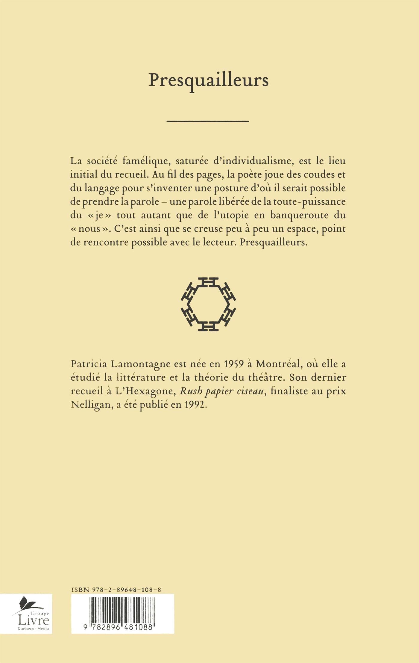 Couverture du livre de Presquailleurs - papier format